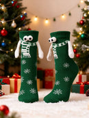 Women's Christmas Snowman Snowflake Pattern Crew Socks