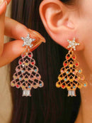 Women's Christmas Multi Alloy Dangle Christmas Tree Theme Earrings
