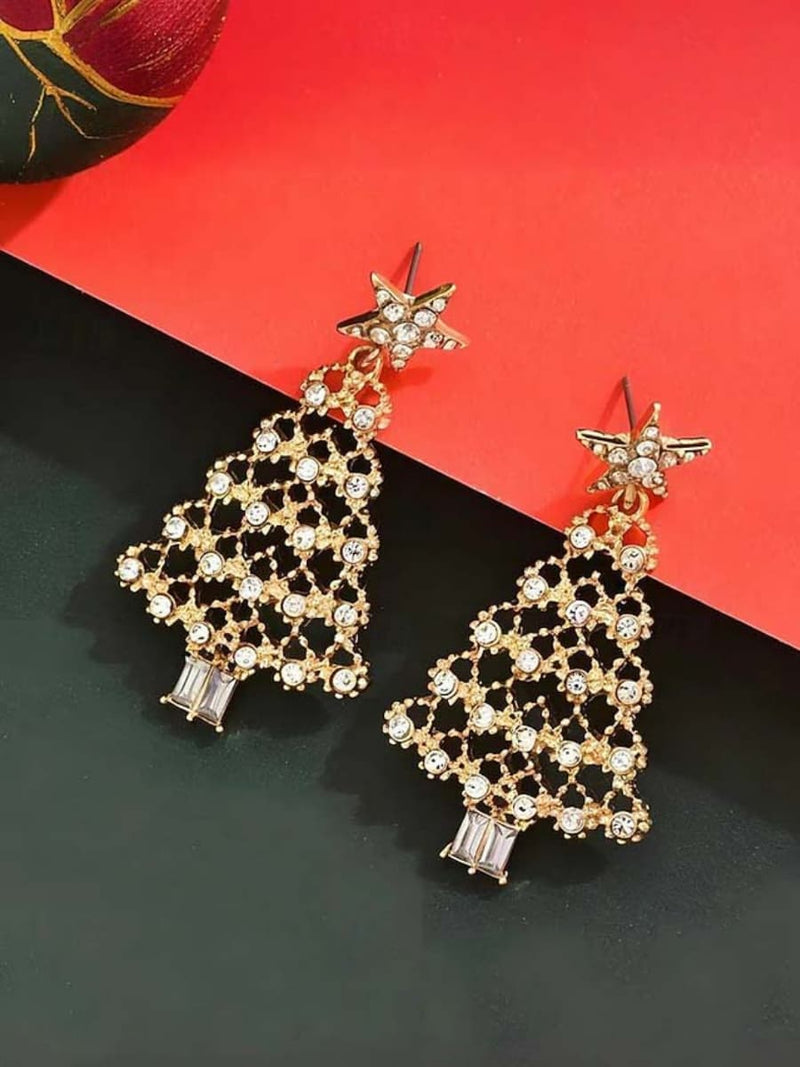 Women's Christmas Multi Alloy Dangle Christmas Tree Theme Earrings