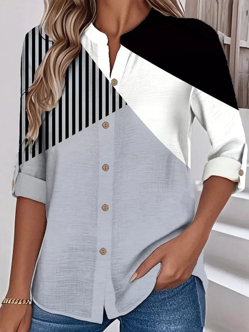 Comfy Black Long Sleeve Blouse