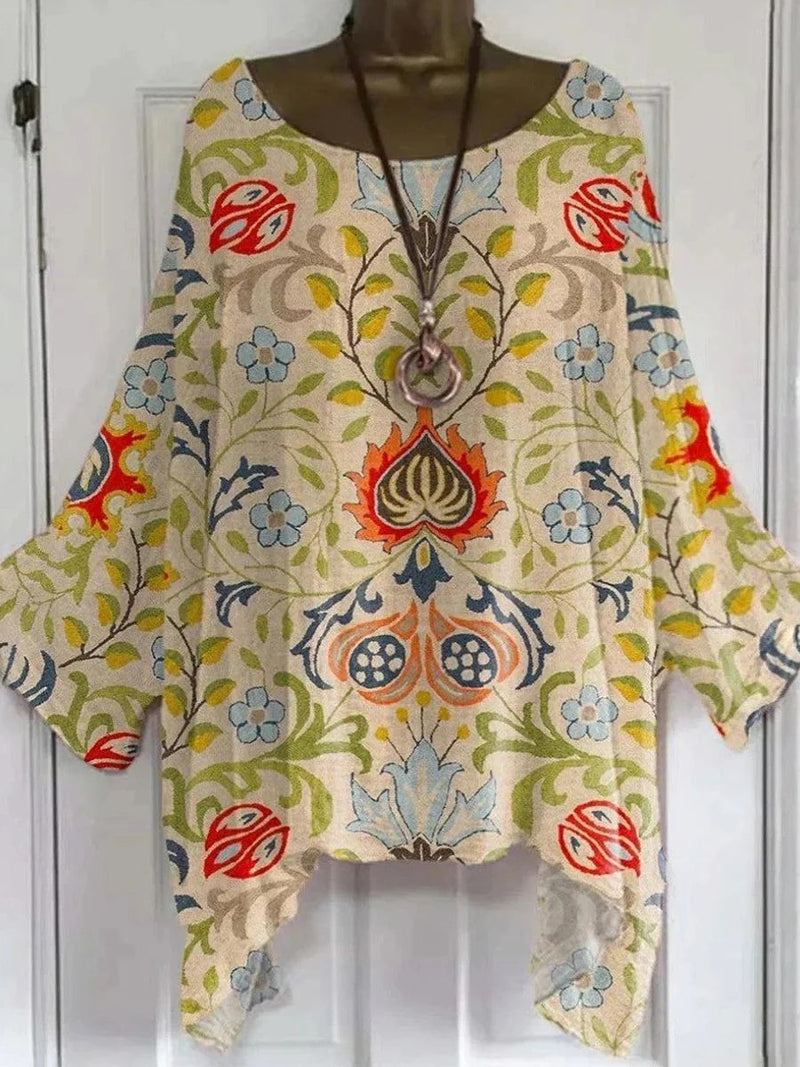 Stunning Yellow Round Neck Long Sleeve Blouse