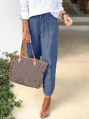 Casual Solid Color Pants